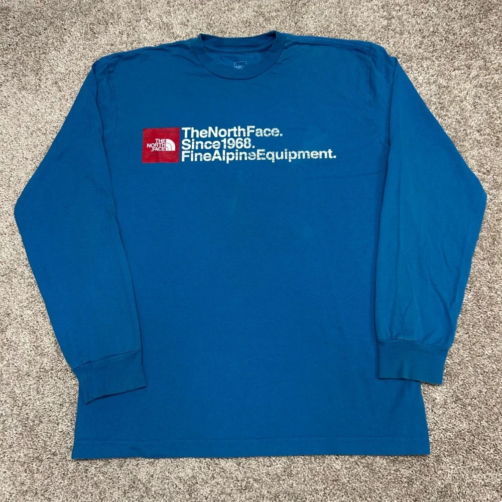 The North Face Fine Alpine Equipment Long Sleeve‎ Tshirt Men Size Large Outdoor